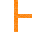 橙色T形线