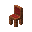 Red Cushioned Acacia Chair