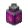 安山岩灯笼（品红色） (Magenta Andesite Lantern)