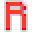Letter R Neon - Red