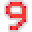 Number 9 Neon - Red