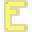 Letter E Neon - Yellow