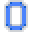 Letter O Neon - Blue