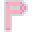 Letter P Neon - Pink