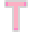Letter T Neon - Pink