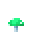 Green Glowing Mushroom