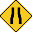 Narrow Road Sign