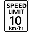 10 km/h Sign