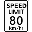 80 km/h Sign