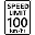 100 km/h Sign