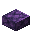 磨制紫色棱彩岩台阶