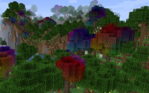 彩虹橡树2 (Rainbow Oak Trees 2)