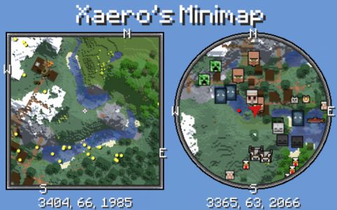 [XMM]Xaero的小地图 (Xaero's Minimap)
