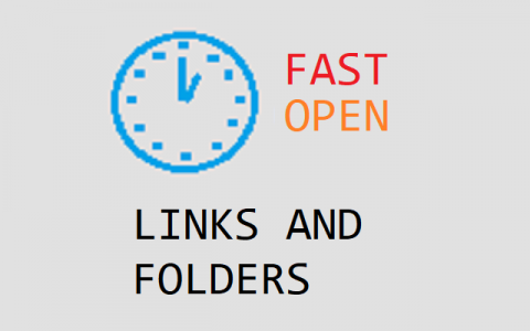 快速打开链接和文件夹 (FastOpenLinksAndFolders)