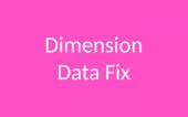 维度数据修复 (Dimension Data Fix)