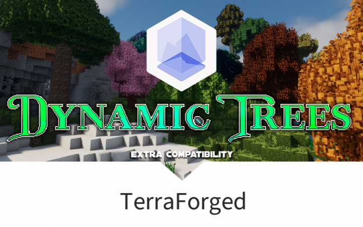 动态的树：TerraForged附属 (Dynamic Trees - TerraForged)
