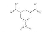 [C3H6N6O6] 环三亚甲基三硝胺 (Cyclotrimethylenetrinitramine)