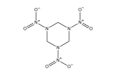 [C3H6N6O6]环三亚甲基三硝胺 (Cyclotrimethylenetrinitramine)
