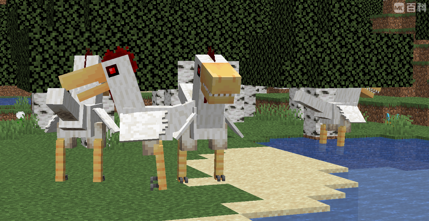 Raptor chickens mc minecraft mod 