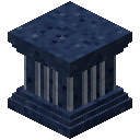 蓝色花岗岩凹槽柱 (Blue Granite Fluted Column)