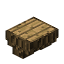 橡树原木凳 (Oak Log Bench)