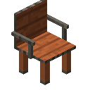 带扶手金合欢木椅子 (Acacia Metal Arm Chair)
