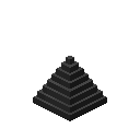 小黑铁锥形帽 (Black Iron Small Pyramid Cap)