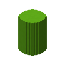 细黄绿色混凝土柱子 (Lime Concrete Small Pillar)