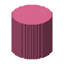粗粉红色混凝土柱子 (Pink Concrete Large Pillar)