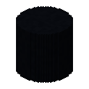 粗黑色混凝土柱子 (Black Concrete Large Pillar)
