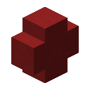 红色混凝土梁连接体 (Red Concrete Beam Connector)