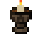插蜡烛的泥砖花盆 (Mud Brick Flower Pot With Candle)