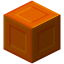 橙混凝土凹面砖 (Orange Concrete Debossed Block)