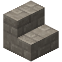 硬化侵蚀岩砖楼梯 (Hardened Stone Brick Stairs)