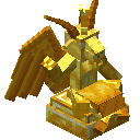 巴弗灭雕像-黄金 (Gold Baphomet Statue)