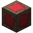 结晶红色氟石板板条箱 (Crate of Crystalline Red Fluorite Plate)
