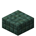 小型深色海晶石方块台阶 (Small Dark Prismarine Tiles Slab)