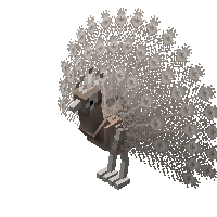褐孔雀(雄) (Taupe Peacock)