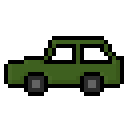 失事的平民车(绿色） (Wrecked Civilian Car (Green))