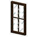 2x1 Dark Oak Framed Plank Window (2x1 Dark Oak Framed Plank Window)