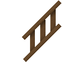 Brown Wooden Straight Handrail(Slanting) (Brown Wooden Straight Handrail(Slanting))