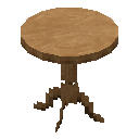 Natural Turned Leg Round Table (Natural Turned Leg Round Table)