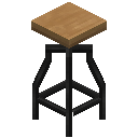 Natural Industrial Counter Stool (Natural Industrial Counter Stool)