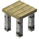 白桦木桌子 (Birch Table)