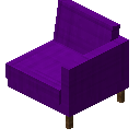沙发（右，紫色） (Couch Right Purple)