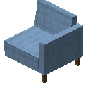 沙发（右，淡蓝色） (Couch Right Light Blue)