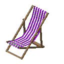 沙滩椅（紫色） (Beach Chair Purple)