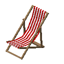 沙滩椅（红色） (Beach Chair Red)