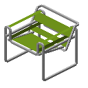 瓦西里椅（黄绿色） (Wassily Chair Lime)