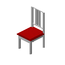 博尔杰椅（白色，红色） (Borje Chair White Red)